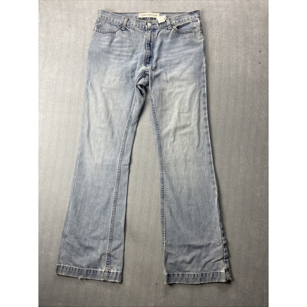 VINTAGE Gap Jeans Size 8 USA MADE Long & Lean Fit Bootcut Flare Leg 90s Retro